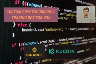 make custom cryptocurrency trading bot for you