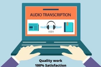 transcribe audio to text transcription in 24 hours