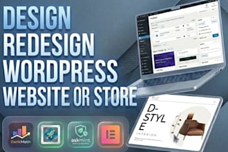 build wordpress website using elementor or wpbakery