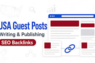 write and publish SEO guest posts with USA backlinks