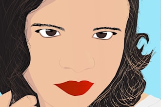 create your preferred photograph into a vector portrait