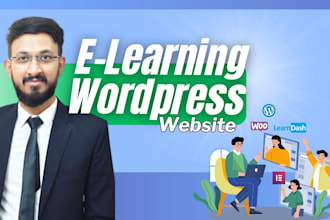 develop wordpress e learning lms website with learndash