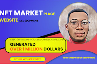 create a professional nft marketplace and website