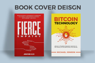 do professional book cover design, ebook cover and amazon KDP cover