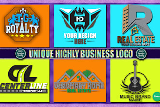 unique highly logo business for your band or business