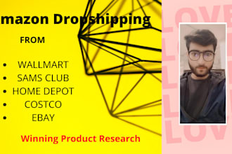find winning products for walmart to amazon dropshipping store and be your VA