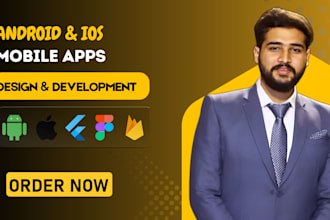 be your flutter developer for android and ios mobile apps