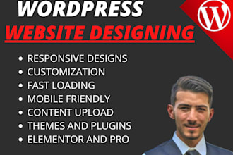 develop and redesign wordpress  websites