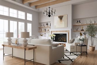 design beautiful interior for your project