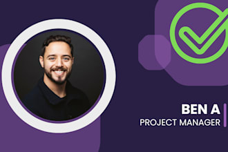 be your project manager for digital and creative projects