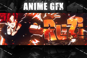 create anime banner, cover for twitter, discord