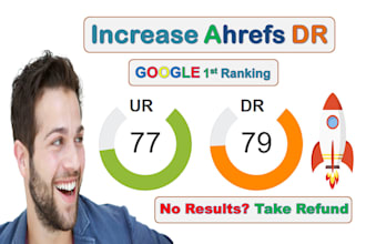 increase domain rating, ahrefs DR with seo backlinks