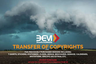 release the copyrights for your purchase