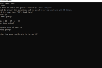 create a simple game with python