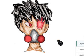 draw your roblox avatar really detailed in my style