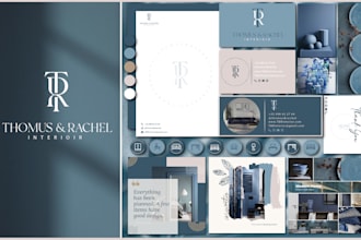 design elegant signature logo and branding kit