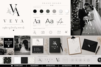 design elegant logo and branding kit