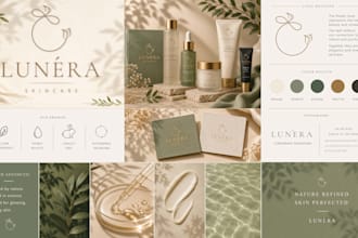 design elegant logo and branding kit