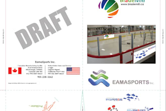 design a print ready presentation folder