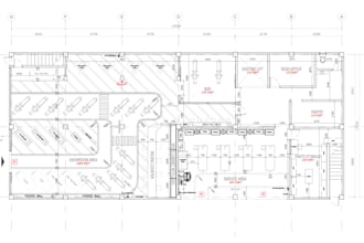 convert your sketch into 2d architectural plans