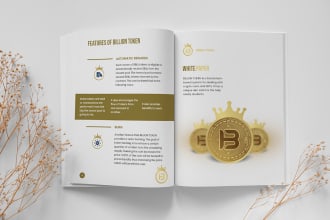design impressive crypto whitepaper for blockchain