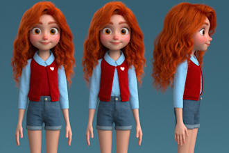 do a 3d character model for you