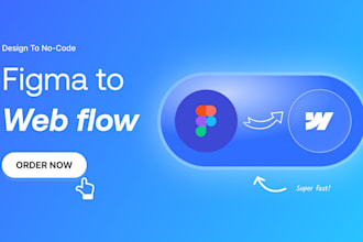 do webflow website design and figma to webflow conversion