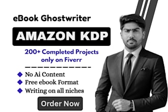 professionally ghost write an ebook