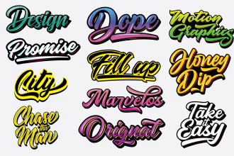 design urban street wear t shirt hand lettering font logo