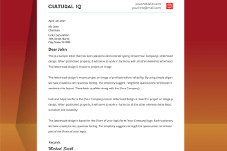 make editable an outstanding professional letterhead design