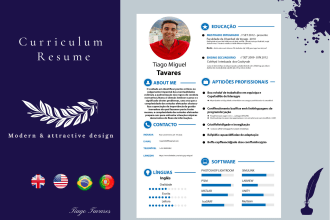 perform professional resume design and CV design