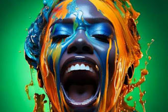 design creative album, single cover artwork