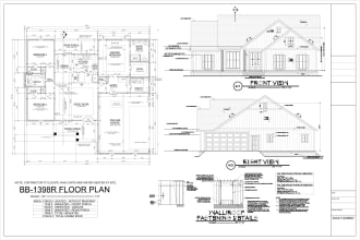 create floor plan, foundation and framing for city permit