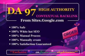 publish high da90 guest post from google sites with dofollow