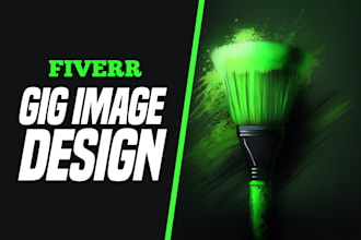 create professional fiverr gig image thumbnails for you