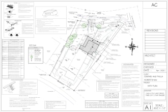 create awesome site plan for city permit