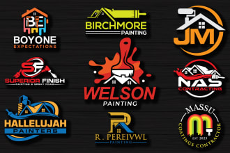 design unique painting logo within  24 hours