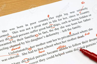proofread your text or essay