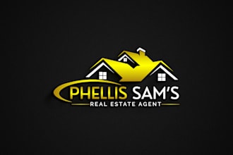 design luxury real estate realtor logo and branding kit