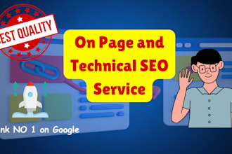 do on page and technical SEO optimization of wordpress and shopify websites