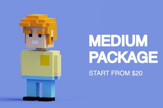 Review  create voxel art character