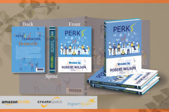 do unique minimalist illustrative book cover design layout and formatting