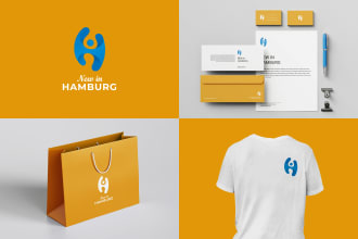 design your business logo and corporate brand identity with a full branding kit