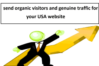 send organic visitors and genuine traffic for your USA website