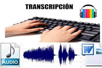 do transcriptions of audio or video