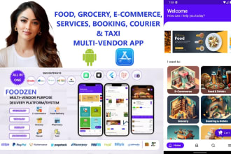 build your grocery, food, services, taxi and courier delivery app