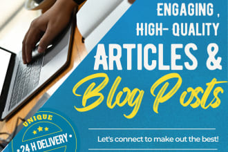 do SEO article writing, blog writing, or content writing