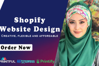 build branded shopify dropshipping store, design redesign revamp shopify website