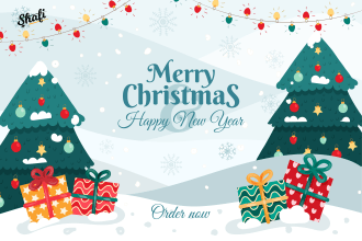 design digital christmas and holidays card in a day