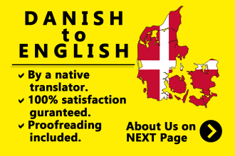 translate danish to english or english to danish manually